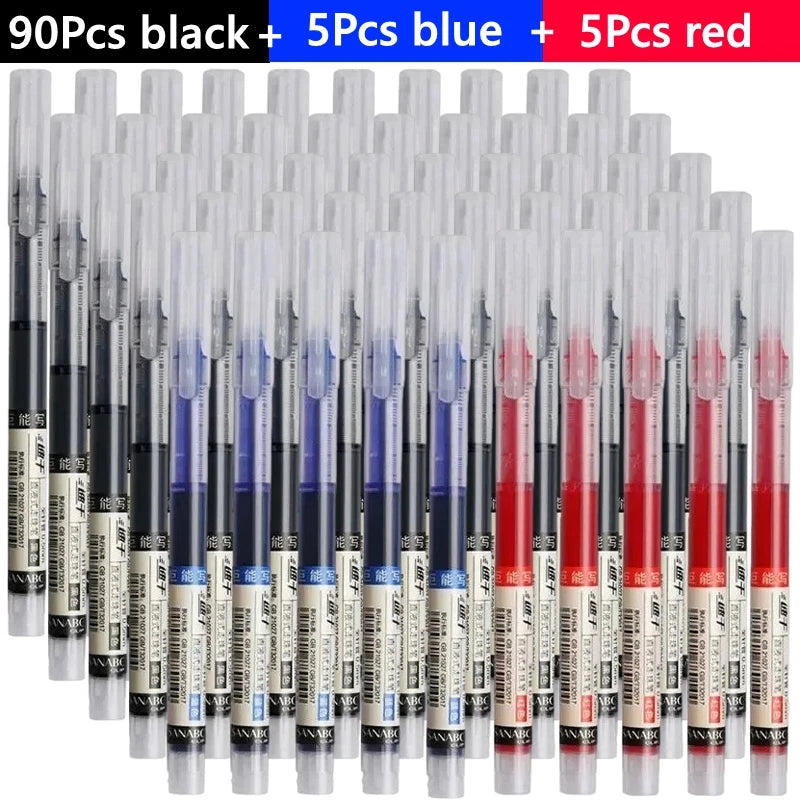 3/10/50/100PCS Color Gel Pens set,0.5mm Fine Tip Ballpoint Pen for Drawing Pens for Writing Office Accessories Back To School
