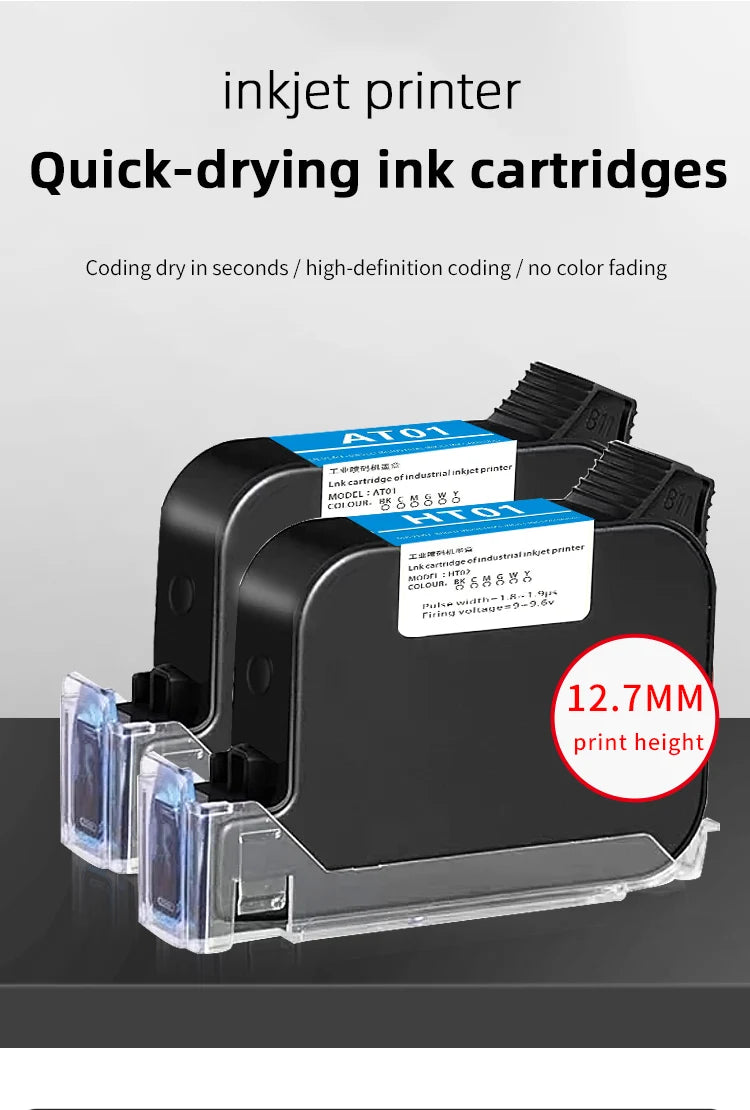 High Adhesion Solvent Quick-drying Ink Cartridge Suitable For Inkjet Printer 2588/2580/JS12/JS10 Non-encrypted General Model