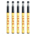 1-5pcs Writing Blessing Pen Specialist Cinnabar Brush Study Utensils Calligraphy Practice Special Learning Tools Xuan Paper Pen