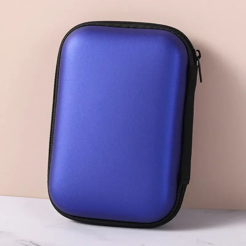 1-20PCS Headphone Organizer Portable Travel Cable Organizer Data Cable Organizer Bag Zipper Bag Electronics Organizer Bag