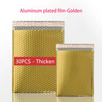 30Pcs/Lot Holographic Bubble Mailers Mailing Envelope Waterproof Courier Bag Padded Bubble Envelopes Shipping Packaging