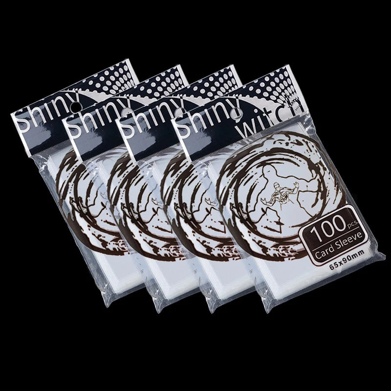 100pcs/pack 65*90mm Card Sleeves Card Protectors Perfect Size for Football Cards, Sport Cards, MTG Cards Collection Card Storage