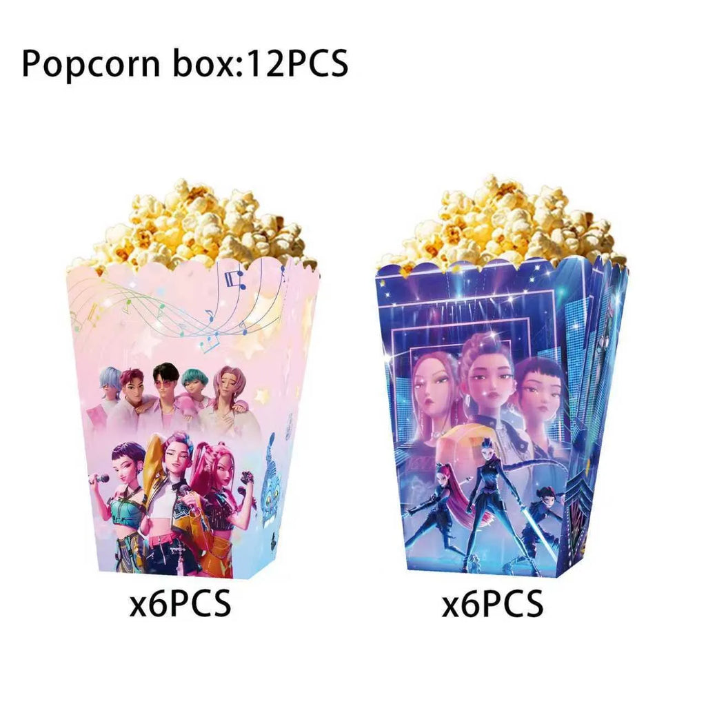 Themed Birthday Party Supplies Disposable Cup Plate Paper Tablecloths Banners Candy Bags Cake Decorations Baby Christening