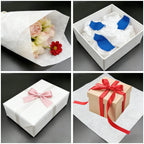 30pcs/ 50pcs White Tissue Paper, 50*35 cm Gift Wrapping Paper, Suitable for Party Festivals, Valentine's