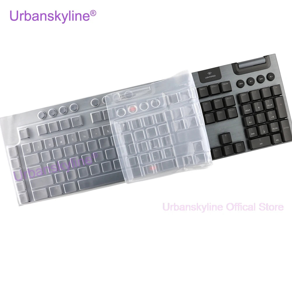 Keyboard Cover for Logitech G813 G913 TKL G915 TKL for Logi Mechanical Protective Protector Skin Case Clear Silicone