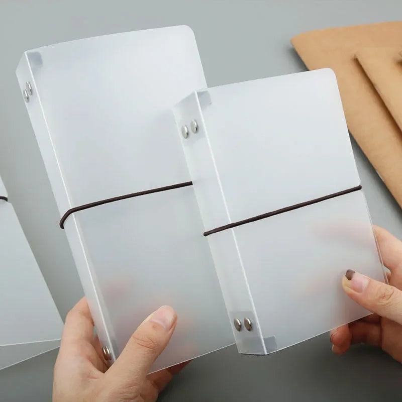 Travelers Notebook Journal Inset Refill Storage Book for Travelers Planner Inner Page Filler Papers PVC Cover Vintage Stationery