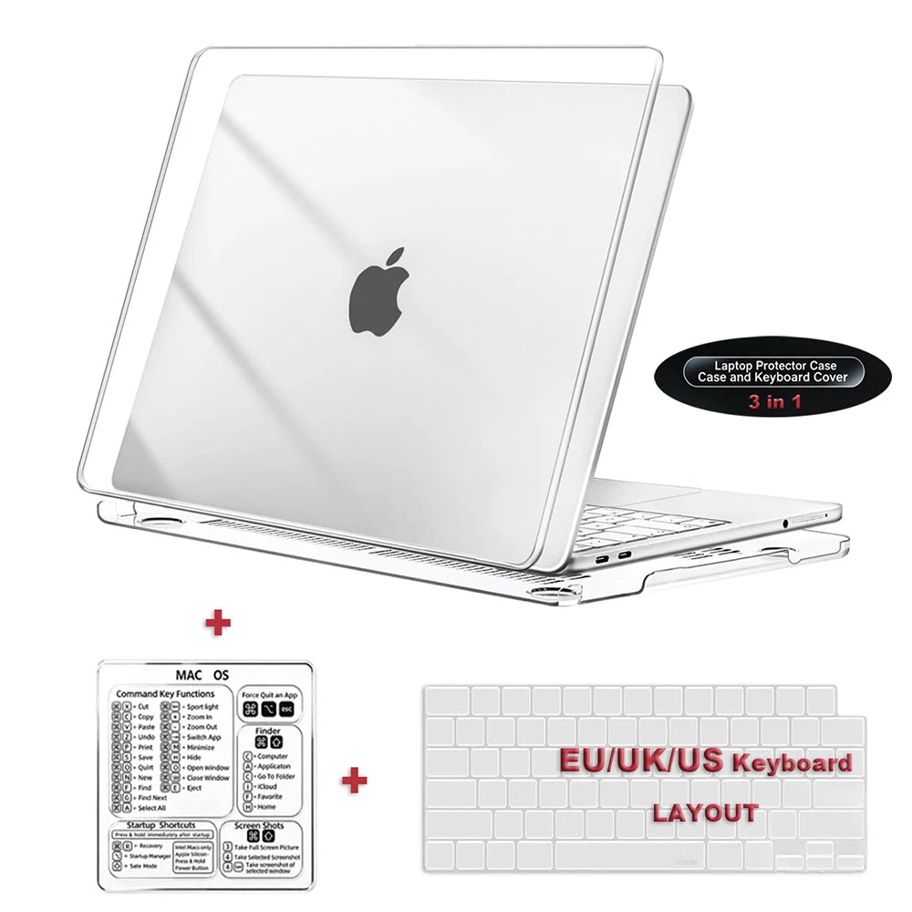 Laptop Protector Case For MacBook Neo 13 inch 2026 With Keyboard Cover Plastic Hard Shell Case For MacBook Neo A3404 Accessories