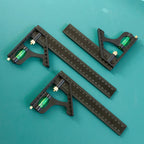 150/200/250mm Multifunctional Combination Movable Ruler Protractor Angle Ruler Level Aligner Inclinometro Woodworking Tools