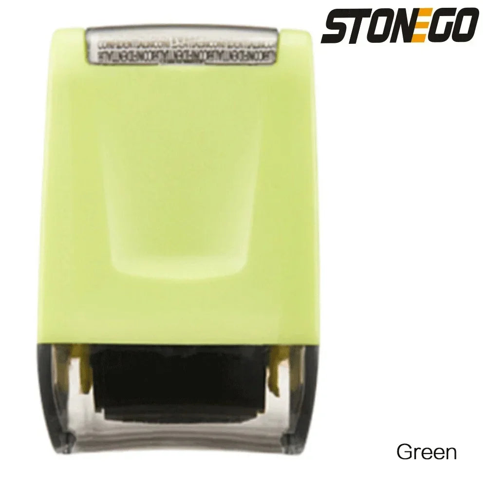 Roller Privacy Seal Anti-Leakage Confidentiality Stamp for Personal Information Face Sheet Courier Use