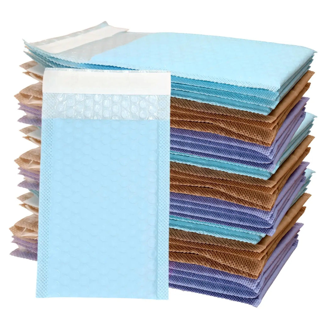 10-100pcs Bubble Mailers Durable PE Material Waterproof & Shockproof Ideal for Small Gifts & Jewelry Packaging