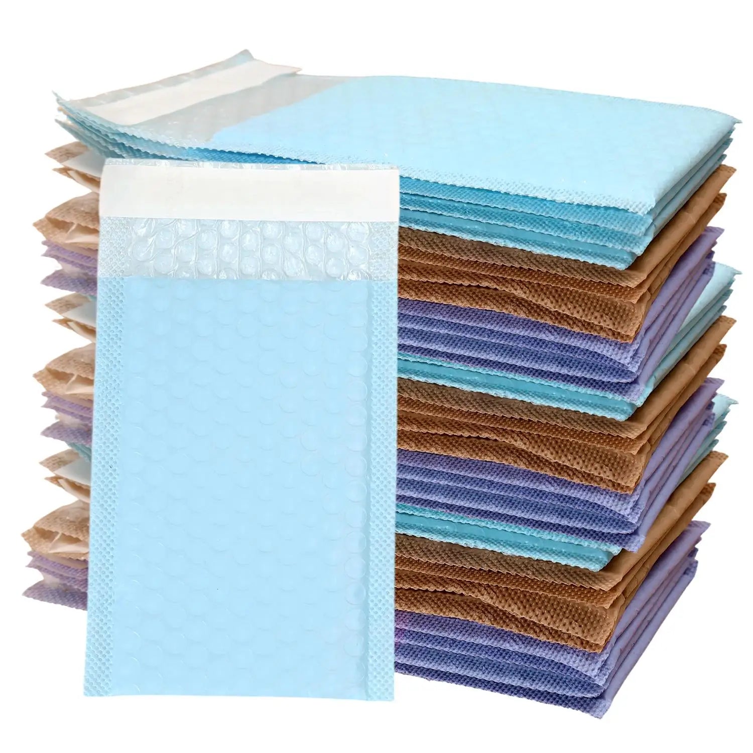 10-100pcs Bubble Mailers Durable PE Material Waterproof & Shockproof Ideal for Small Gifts & Jewelry Packaging