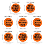 Custom Tinplate Enamel Pins Personalized Creativity Pictures Text Logo Metal Lapel Brooches Jewelry Badges Gifts Wholesale