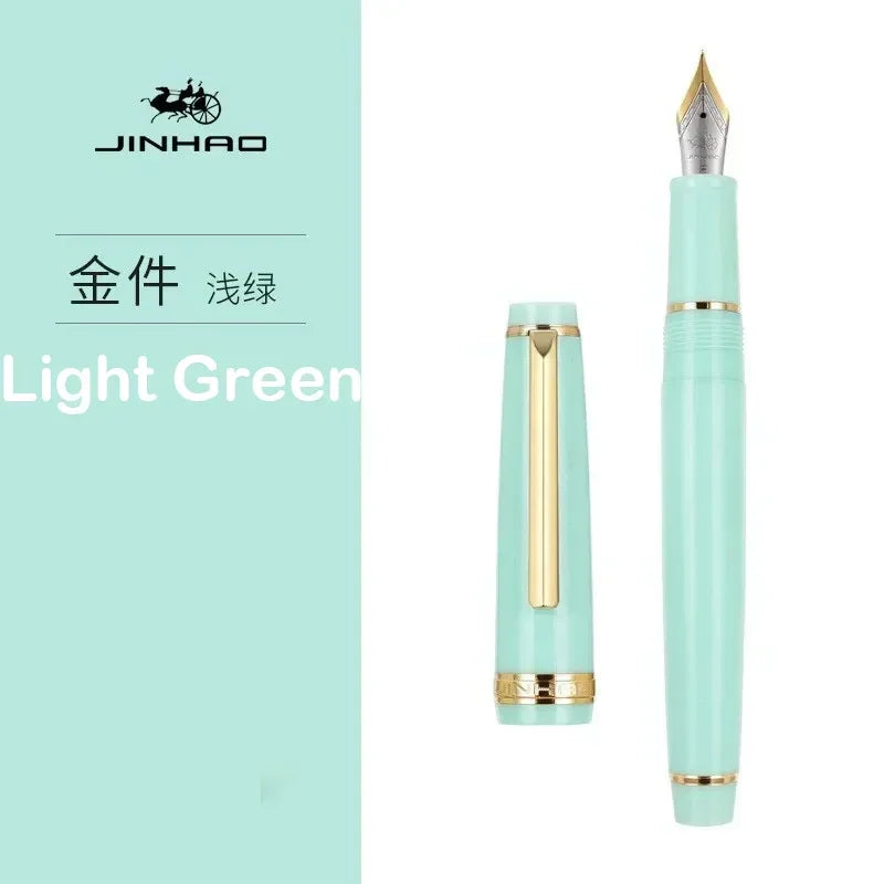 Jinhao 82 Fountain Pen Luxury Acrylic Ink Pen Spin  EF F M Nib Elegante Business Office School Supplies Writing Pen Stationery