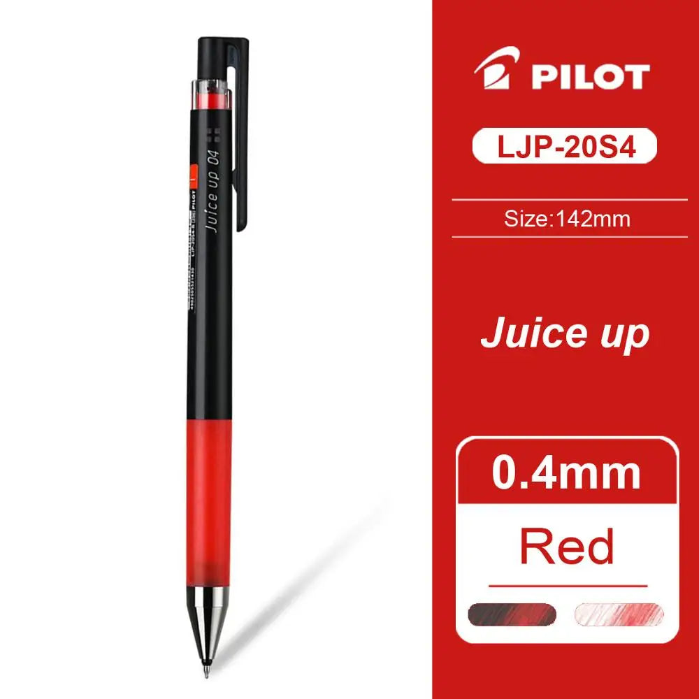 Pilot Juice Up 0.4mm Retractable Gel Ink Pen ST Nib Black Pen Quick-drying Smooth DIY Hand Account LJP-20S4 School Stationary