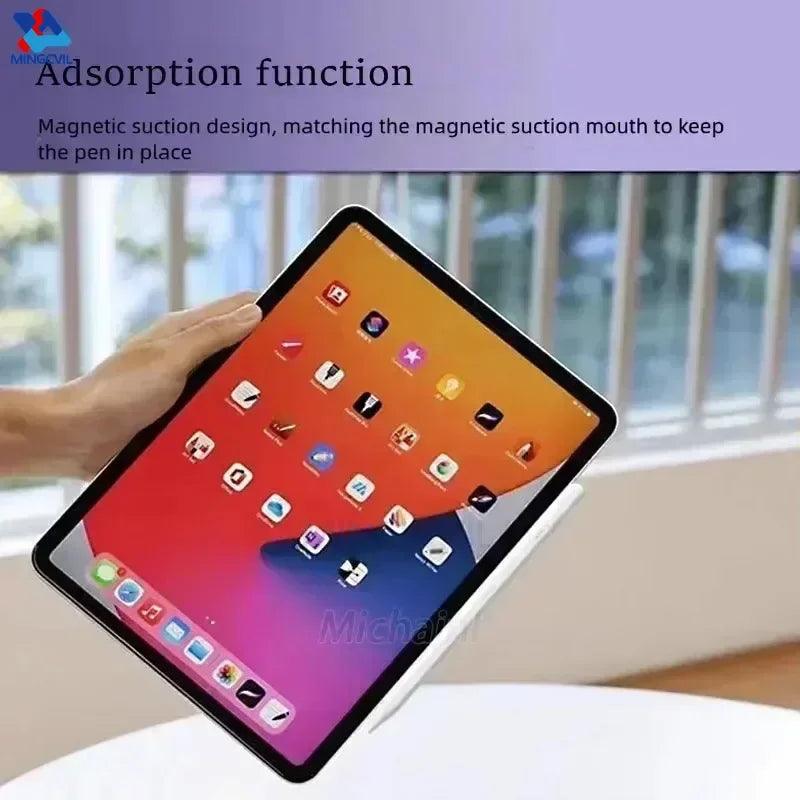 For iPad Pencil 2025 M4 Stylus Pen for Air 6 M2 Pro M3 with Palm Rejection Tilt for iPad Pro 11 12.9 13 7/8/9/10/11th mini 5 6 7