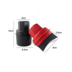 Car Wheel Polishing Waxing Curved Tire Sponge Brush With Cover Tire Clean Contour Dressing Applicator Pads for Car Accessories