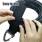 Heavy Cable Cord Storage with Triangle Buckle Wire Manager Power Cord Management Nylon Belt Keychain Straps for Cable Hoses