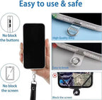 10/5/1Pcs Universal Tpu Mobile Phone Anti-lost Lanyard Card Gasket Nylon Detachable Phone Hanging PLR Strap Patch Tether Pad