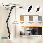 LED Desk Lamps Stepless Dimmable Led Computer Monitor Light USB Table Lamp for Office Study Reading Lighting Fixture