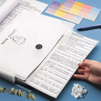 ♥A4 Multi-layer Student Insert Exam Organizer, Accordion Folder For Subject Classification, Exam File Storage Bag