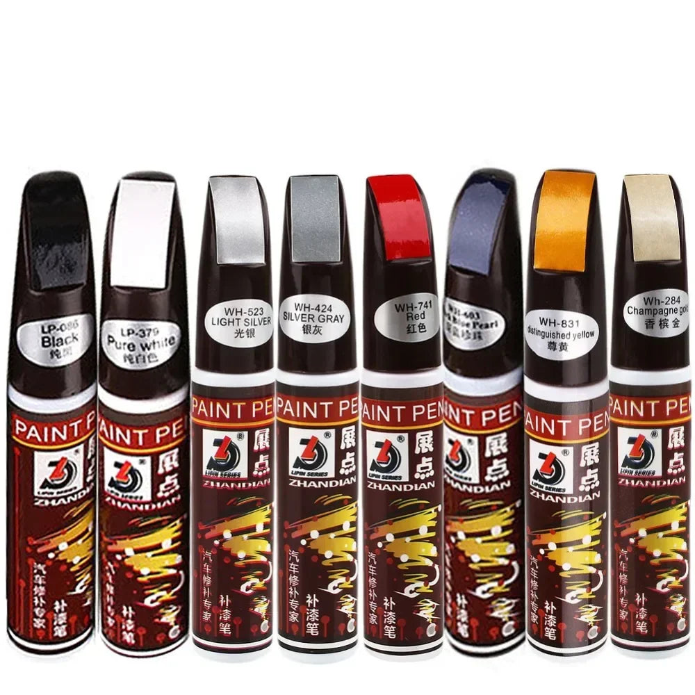 Car Paint Pen Scratch Repair Liquid Pearl White Silver Gray Black Special Multi-color Selection Car Paint Scratch Repair Pen