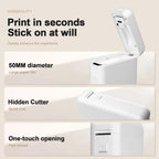 Label Maker Machine with Tape Portable Printer Mini Thermal Printers Self-adhesive Sticker for School Home Office Organization