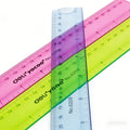 Deli 6209 Flexible Ruler, Bendable 30cm Plastic Straight Ruler, High Toughness Student Office Measuring Tool