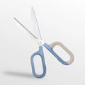 Blue Cute Office Scissors with Comfort-Grip Handles, Sharp Craft Scissors for DIY Art, Sewing, Fabric, Student, Teacher, and Ho