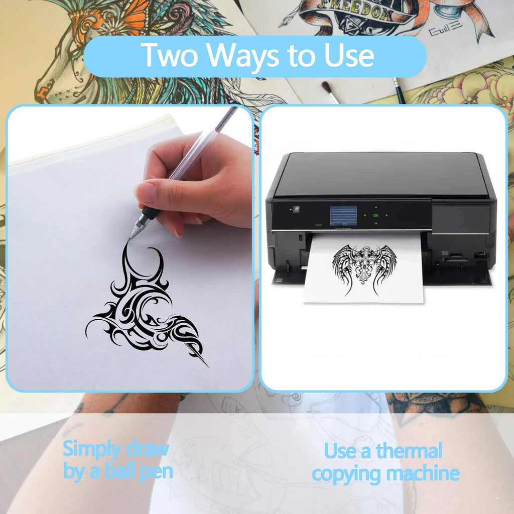 10/30/50/100Pcs Tattoo Transfer Pape High Quality A4 Size Copy Paper Thermal Paper For Tattoo Transfer Machine Tattoo Accessorie