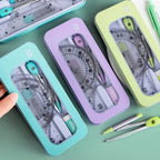 Compass Set Ruler Measurement Set Learning Professional Multifunctional Drawing Tool Set Ruler and Ruler Eight-pcs Set