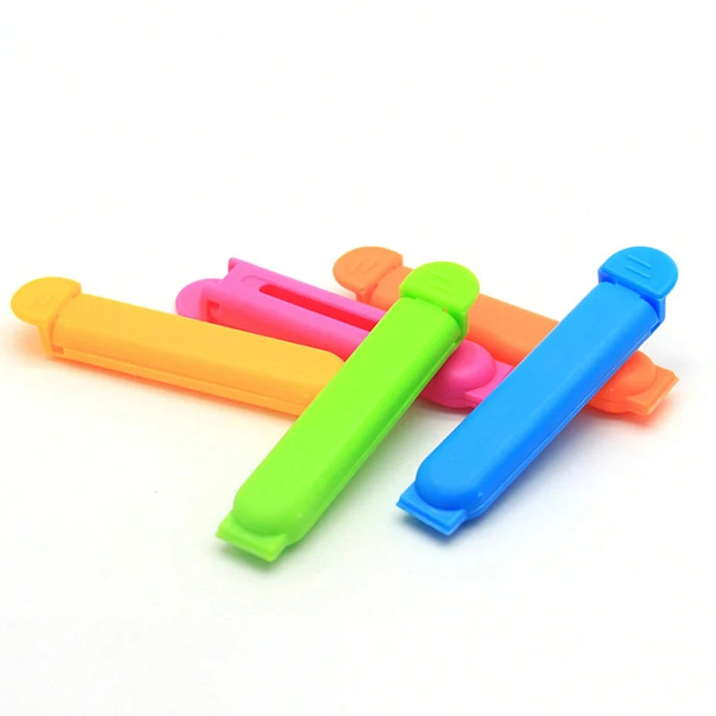10/20Pcs Kitchen Storage Food Snack Seal Sealing Bag Clips Sealer Clamp Plastic Tool Kitchen Accessories Portable Bulk TMZ