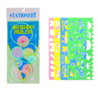 Multi Shaped Painting Ruler Spirograph Magic Drawing Template Oval Geometric Curve Pattern Multifunctional Stationery Gifts ZYF