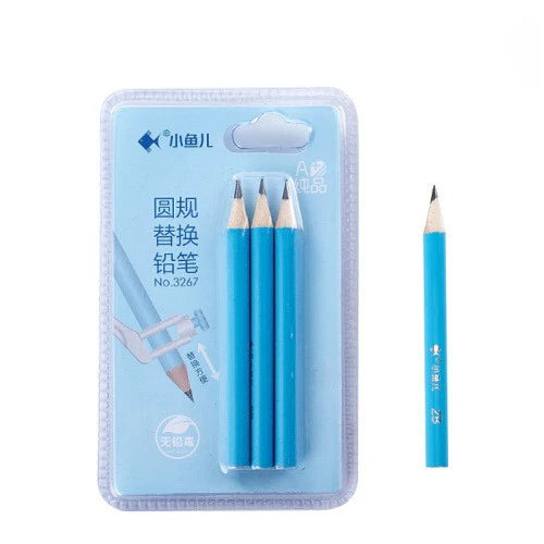 Metal Zinc Alloy Compasses Set,2B Pencil,Drawing Gauge,Removable Pencil,With Sharpener,Student Products 2218