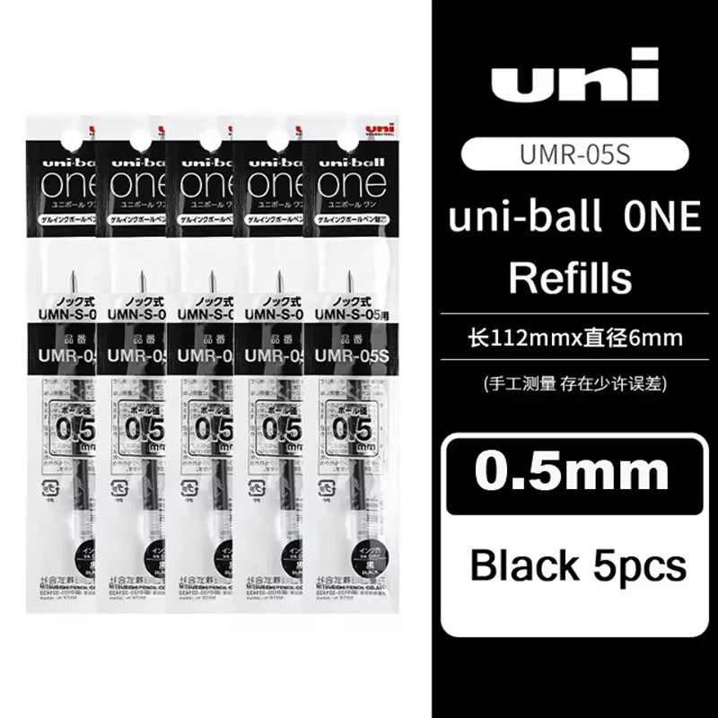 Uni Uniball One P 1pcs Gel Pen Japan Original New Stationery UMN-SP 0.5 Mini Pocket Pen Cute Portable Writing,Record Neutral Pen