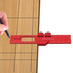 Metal Carpenter Square Angle Measuring Tool Precision T Square With Sliding Stop Imperial Metric Dual Scale Woodworking Marking