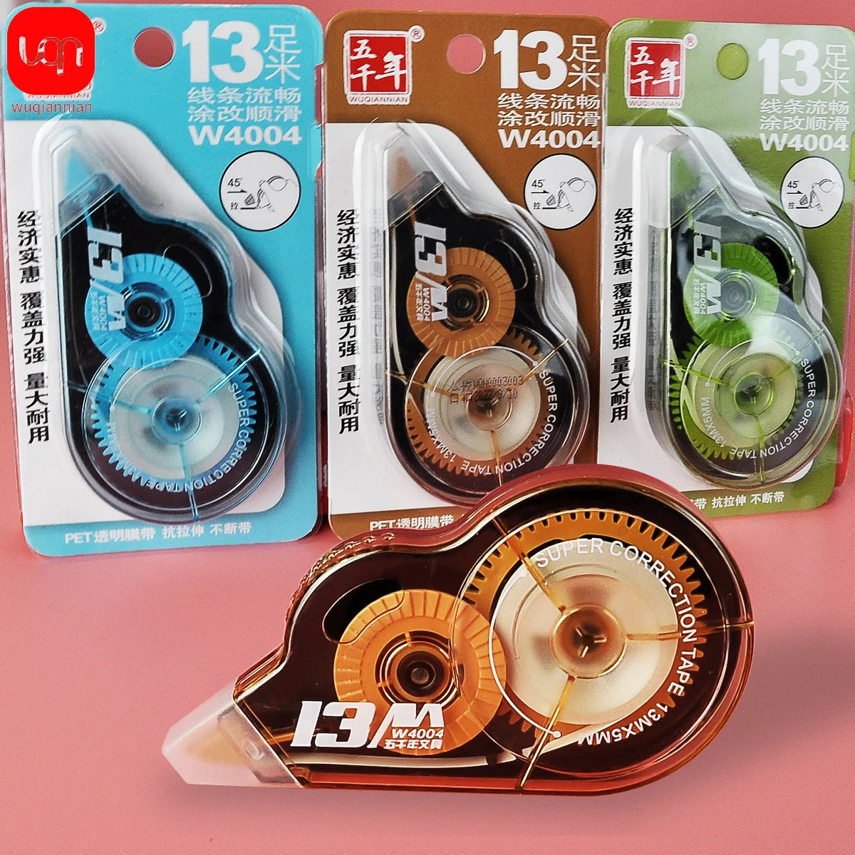 WQN-1pc Correction Tape Correction Tape Material Stationery Writing Correction Office School Supply