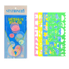 Multi Shaped Painting Ruler Spirograph Magic Drawing Template Oval Geometric Curve Pattern Multifunctional Stationery Gifts ZYF
