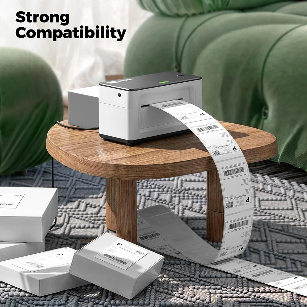 4x6 Inch Direct Thermal Label Paper 100x150mm White Labels 100/200/500 PCS Adhesive Shipping Labels For DHL UPS Express Business