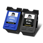 MorePage Replacement Ink Cartridge For HP21 22  HP 21XL For Deskjet F2180 F2200 F2280 F4180 F300 F380 D2300 Printer