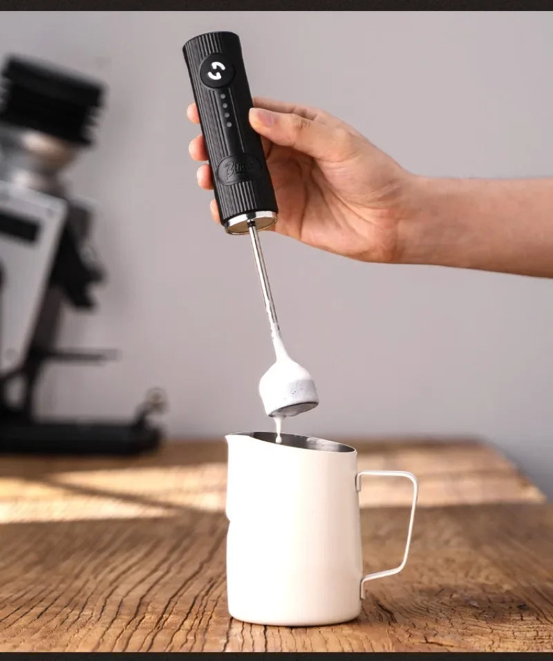 New Coffee Frother Bincoo Milk Foamer Rechargeable Handheld Espresso Tool Coffee Milk Electric Handle Blender Egg Beater