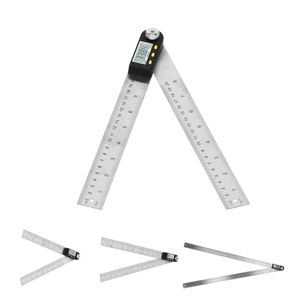 200/300/500mm Digital Protractor Inclinometer Angle Finder Level Measuring Instrument Digital Goniometer Angle Ruler