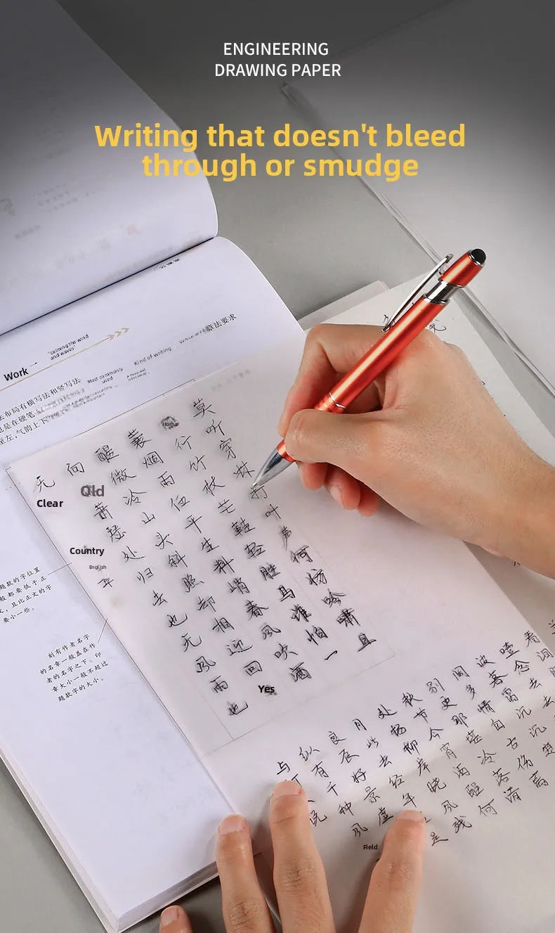 500/50 Sheets Tracing Paper A5 A4 White Translucent Sketching Papers Drawing For Drawing Art Paper Office School Art Supplies