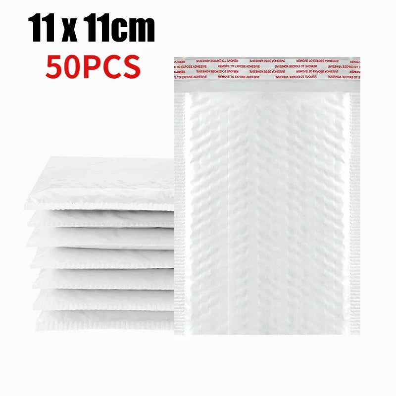 10-50Pcs Bubble Envelopes White Foam Shipping Bags Poly Bubble Mailers Pad Self Seal Packing Bags 11cm 15cm 23cm Wholesale