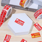 250Pcs/roll  Fragile Warning Sticker Care Shipping Special Tag Useful Shipping Express Label Handle With Care Keep