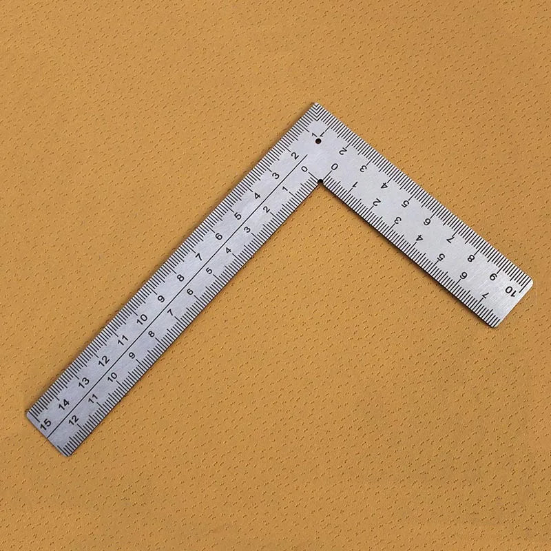 T Tulead Mini L Shaped Ruler Measuring Tool Carpenter Square Stainless Steel Woodworking Square Ruler
