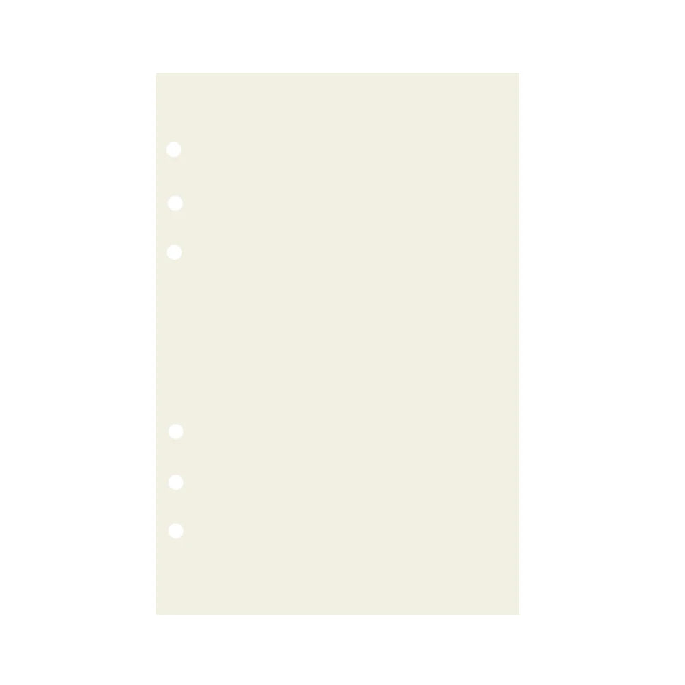 6-Hole A5 A6 A7 Notebook Refill 45 Sheets Lined Blank Dotted Grid Dowling Paper for Binder Journal Planner