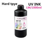 UV Hard Ink 1000ML UV Ink For Epson XP600 TX800 XP-600 L800 L805 L1800 R290 R300 1390 1400 1410 1430 DX5 DX7 DX10 UV Printer