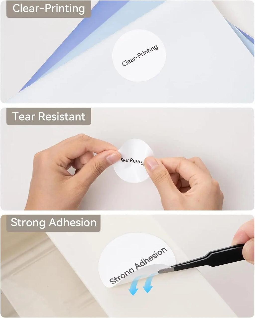 NiiMBOT B21 B1 Round Sticker Labels Sticker Self-adhesive Waterproof Thermal Label Paper For Niimbot Mini Portable Label Maker