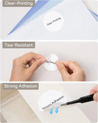 NiiMBOT B21 B1 Round Sticker Labels Sticker Self-adhesive Waterproof Thermal Label Paper For Niimbot Mini Portable Label Maker