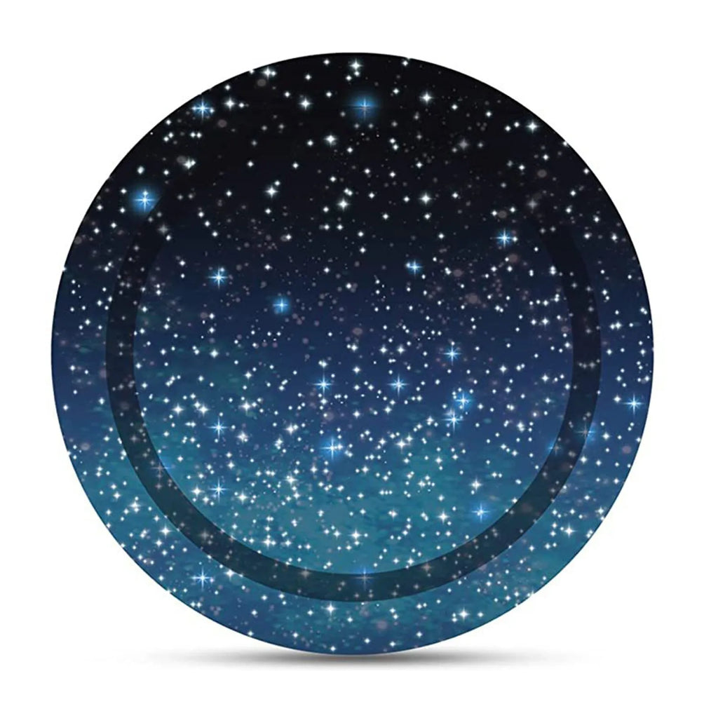 Space Tablecloth Starry Night Tablecloth Decorations Plastic Galaxy Table Cover Space Stars Theme Party Supplies For Birthday